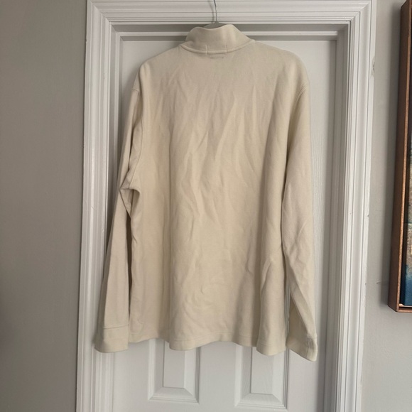 POLO RALPH LAUREN Luxury Jersey Quarter-Zip Pullover XL - Picture 7 of 8